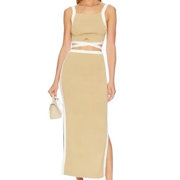 Significant Other Beige Taylor Two Piece Set